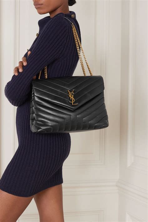 ysl loulou selfridges|SAINT LAURENT Loulou small leather shoulder bag .